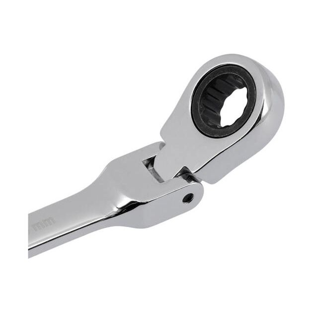 Ключ ріжково-накидний YATO з тріщаткою, CrV, 12 мм, 170 мм, фото , изображение 3 | SNABZHENIE.com.ua