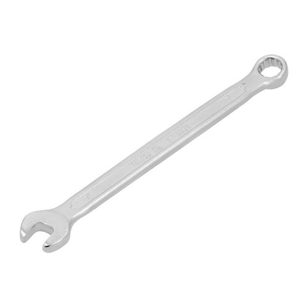 Ключ ріжково-кидний YATO CrV 7 мм, L 120 мм [10/300/600], фото , изображение 2 | SNABZHENIE.com.ua