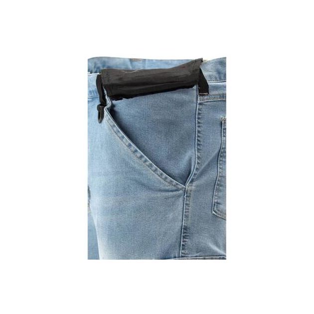 Штани джинсові YATO L/XL, 98-106 см, ріст 180-188 см, голубі, 17 кишень, фото , изображение 13 | SNABZHENIE.com.ua