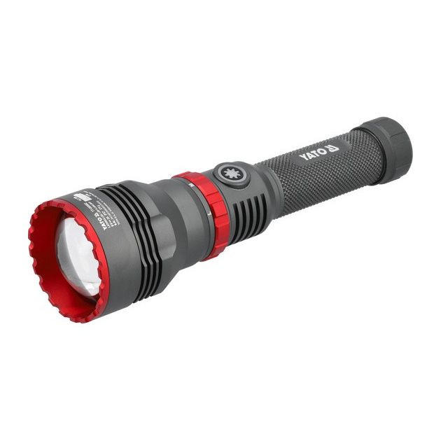 Фонарь LED-диодный YATO Li-Ion 3.7 В, 4 АГод, 10Вт, зарядка от USB-C, фото , изображение 2 | SNABZHENIE.com.ua Фонарь LED-диодный YATO Li-Ion 3.7 В, 4 АГод, 10Вт, зарядка от USB-C, фото , изображение 2 | SNABZHENIE.com.ua