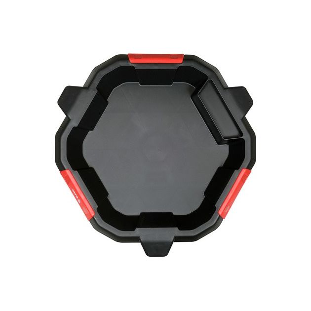 Миска для зливу оливи YATO, 8 л, на 3-х колесах, 470х137 мм, фото , изображение 4 | SNABZHENIE.com.ua