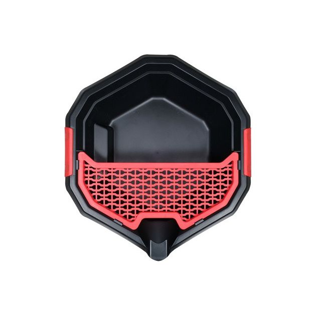 Миска для зливу оливи YATO, 8 л, на 3-х колесах, 470х137 мм, фото , изображение 5 | SNABZHENIE.com.ua