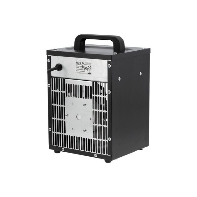 Нагреватель YATO 230В, 2кВт, с вентилятором, обогрев до 20 м², фото , изображение 3 | SNABZHENIE.com.ua