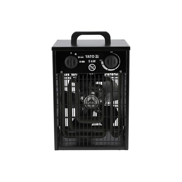 Нагреватель YATO 400В 3-фазный 5кВт с вентилятором для помещений, S≤48м², фото , изображение 3 | SNABZHENIE.com.ua