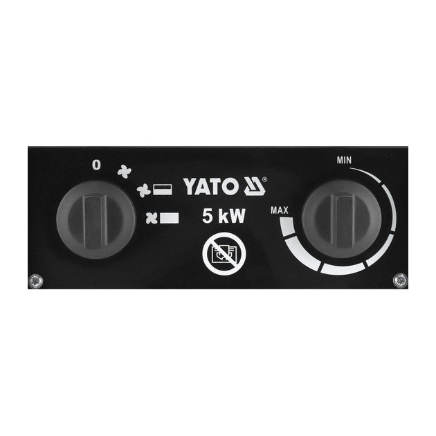 Нагреватель YATO 400В 3-фазный 5кВт с вентилятором для помещений, S≤48м², фото , изображение 4 | SNABZHENIE.com.ua