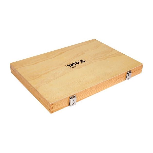 Резцы токарные по дереву YATO 8 шт. в футляре, длина 435 мм, фото , изображение 4 | SNABZHENIE.com.ua