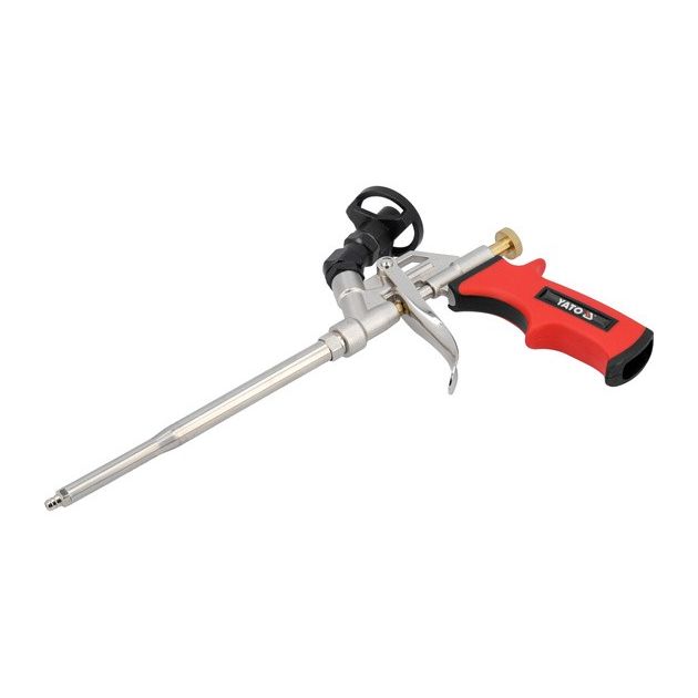 Пістолет для нанесення PU маси з шарнірним приймачем YATO: ствол l= 200 мм, загальна відстань - 315 мм, фото , зображення 2 | SNABZHENIE.com.ua