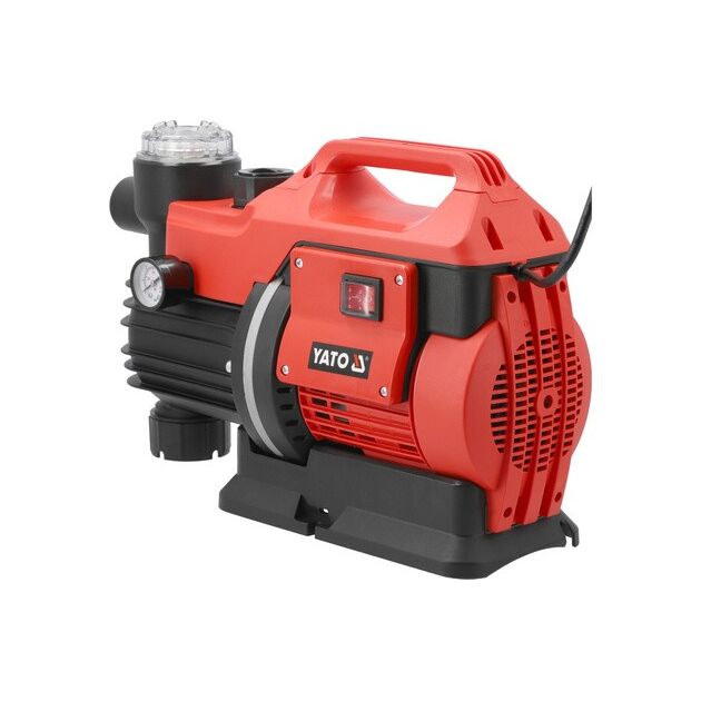 Насос водяной сетевой YATO 850Вт, 3600 л/ч, глубина 8м, высота 38м, фото , изображение 5 | SNABZHENIE.com.ua