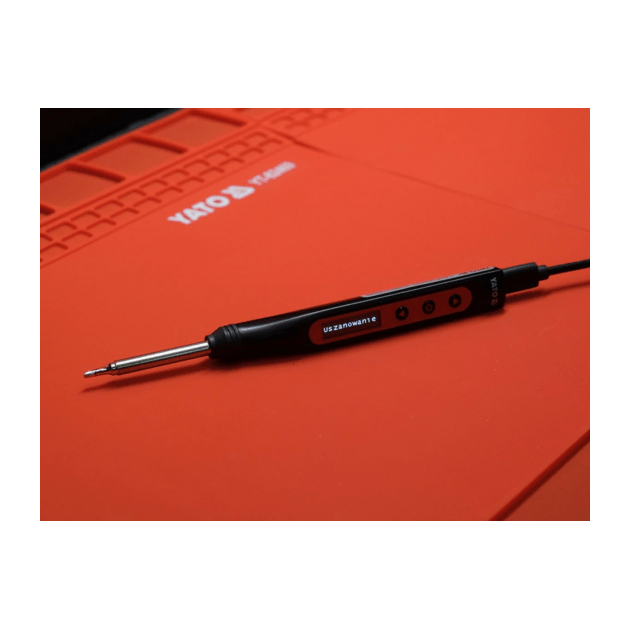 Паяльник YATO 9-24В, 18-65Вт, t=90-480°C, наконечник Т12, фото , изображение 13 | SNABZHENIE.com.ua