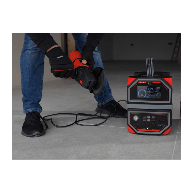 Зарядная электростанция YATO 917 Вт·ч, 1,2 кВт, порты: 230 V AC, USB, фото , изображение 15 | SNABZHENIE.com.ua