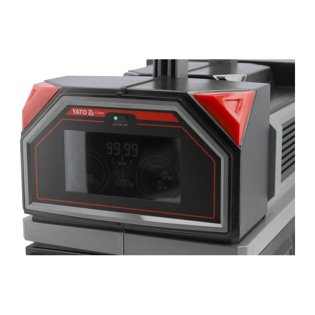 Зарядная электростанция YATO 917 Вт·ч, 1,2 кВт, порты: 230 V AC, USB, фото , изображение 4 | SNABZHENIE.com.ua