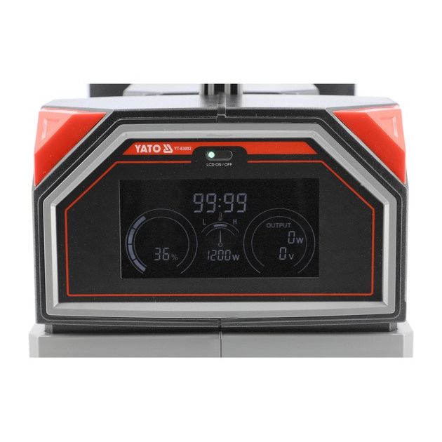 Зарядная электростанция YATO 917 Вт·ч, 1,2 кВт, порты: 230 V AC, USB, фото , изображение 5 | SNABZHENIE.com.ua