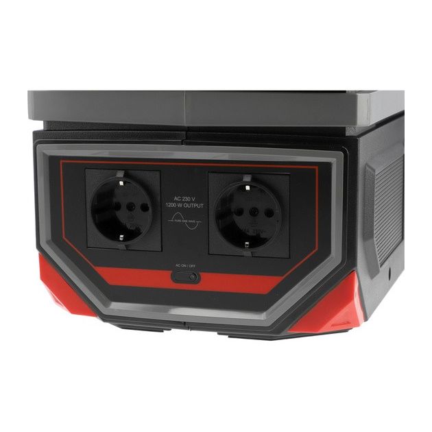 Зарядная электростанция YATO 917 Вт·ч, 1,2 кВт, порты: 230 V AC, USB, фото , изображение 9 | SNABZHENIE.com.ua