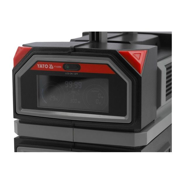 Зарядная станция YATO 315 Втч, 300/600 Вт, порты 230V AC, USB YT-83090, фото , изображение 4 | SNABZHENIE.com.ua