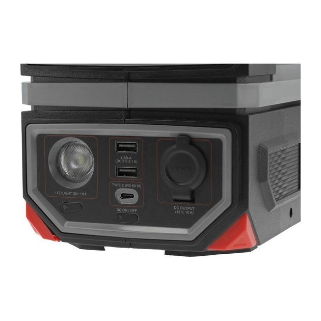 Зарядная станция YATO 315 Втч, 300/600 Вт, порты 230V AC, USB YT-83090, фото , изображение 6 | SNABZHENIE.com.ua