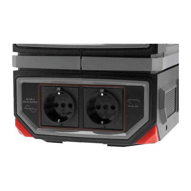 Зарядная станция YATO 504 Втч, выход 600/1200 Вт, порты 230V AC, USB, фото , изображение 9 | SNABZHENIE.com.ua