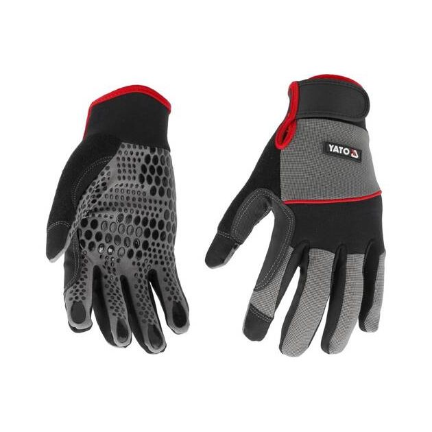 Рабочие рукавицы YATO с противоскользящими ладонями, размер 11, фото , изображение 2 | SNABZHENIE.com.ua