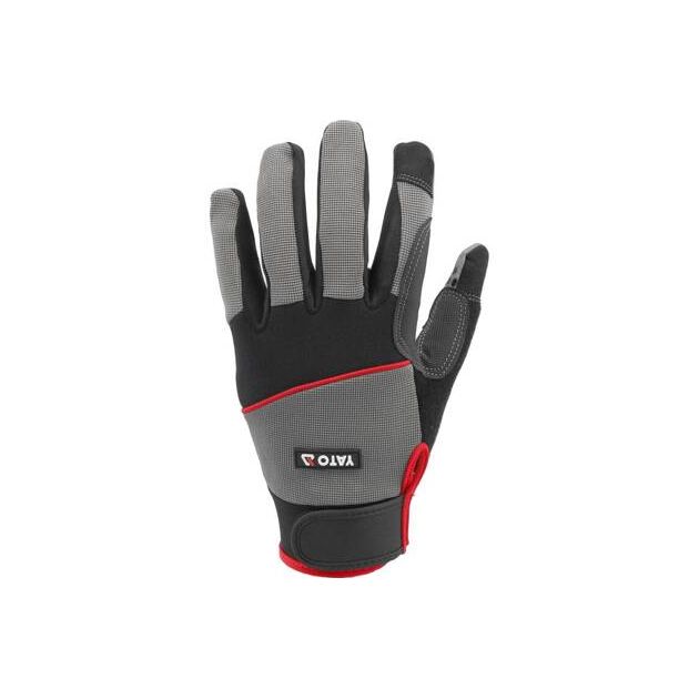 Рабочие рукавицы YATO с противоскользящими ладонями, размер 11, фото , изображение 3 | SNABZHENIE.com.ua