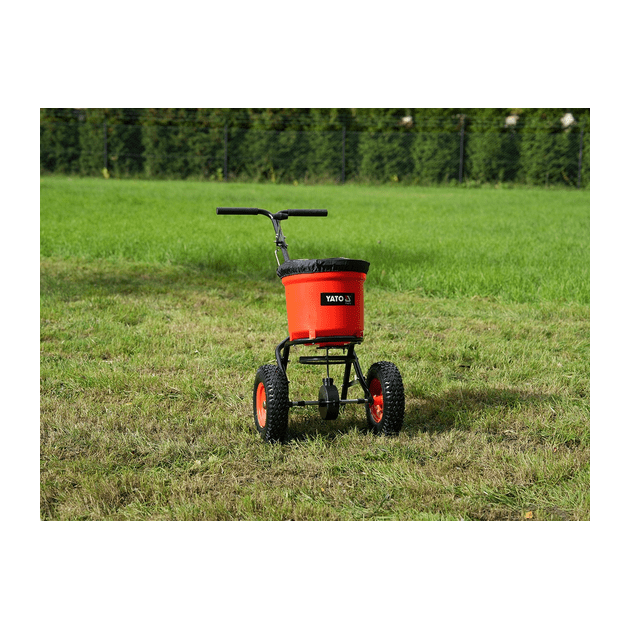 Сеялка и разбрасыватель на 2-х колесах YATO, бункер 23 л, 25 кг, фото , изображение 12 | SNABZHENIE.com.ua