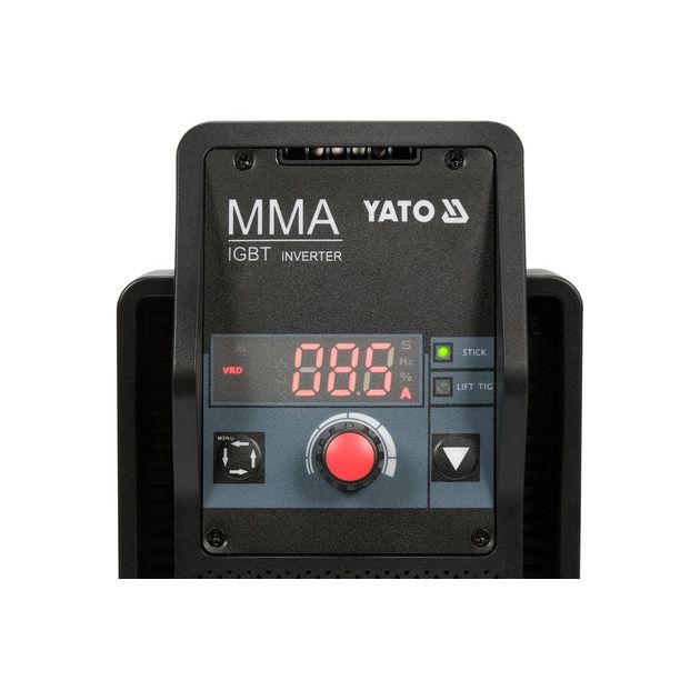 Сварочный аппарат YATO 80А-РДЗ/200А-АДЗ, 230В, электроды Ø1,6-4мм, фото , изображение 3 | SNABZHENIE.com.ua