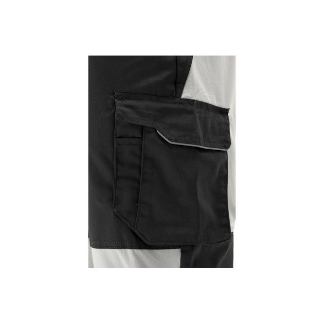 Штани робочі 4-WAY стреч SERWAL чорно-сірі YATO розм 2XL/ 96-102 см, ріст- 182-192см, 11 кишень [10], фото , зображення 8 | SNABZHENIE.com.ua