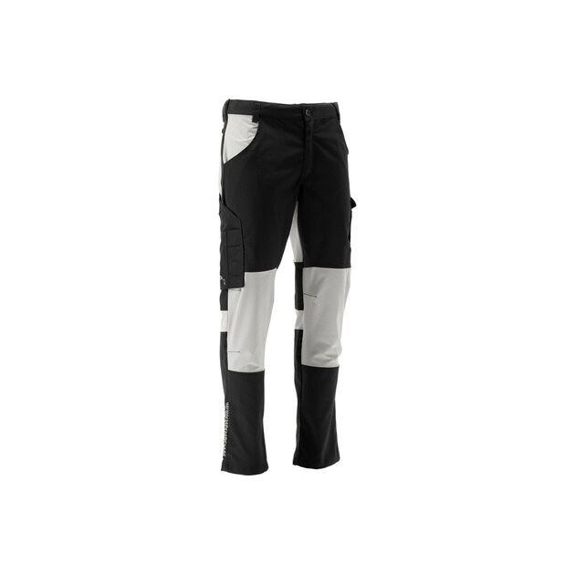 Штани робочі 4-WAY стреч SERWAL чорні/сірі YATO, ріст 170-180 см, фото , изображение 2 | SNABZHENIE.com.ua