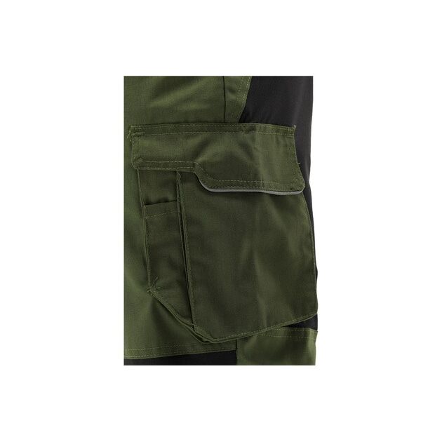 Штани робочі YATO 4-WAY стреч, зелено-чорні, 2XL, 11 кишень, фото , изображение 8 | SNABZHENIE.com.ua