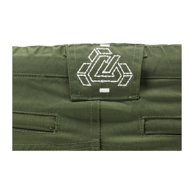 Штаны рабочие 4-WAY стрейч SERWAL зелено-чёрные YATO XL 11 карманов, фото , изображение 5 | SNABZHENIE.com.ua