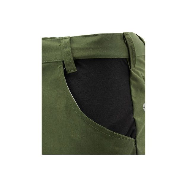 Штаны рабочие 4-WAY стрейч SERWAL зелено-чёрные YATO XL 11 карманов, фото , изображение 6 | SNABZHENIE.com.ua