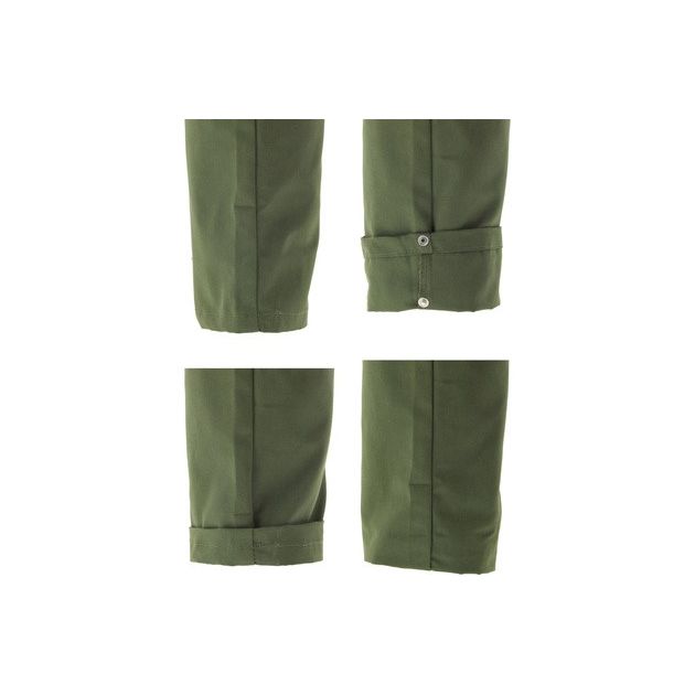 Рабочие штаны 4-WAY стрейч SERWAL зелено-чёрные YATO, р. L, фото , изображение 10 | SNABZHENIE.com.ua