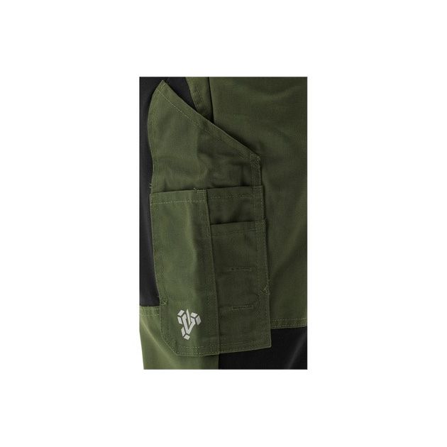 Рабочие штаны 4-WAY стрейч SERWAL зелено-чёрные YATO, р. L, фото , изображение 9 | SNABZHENIE.com.ua