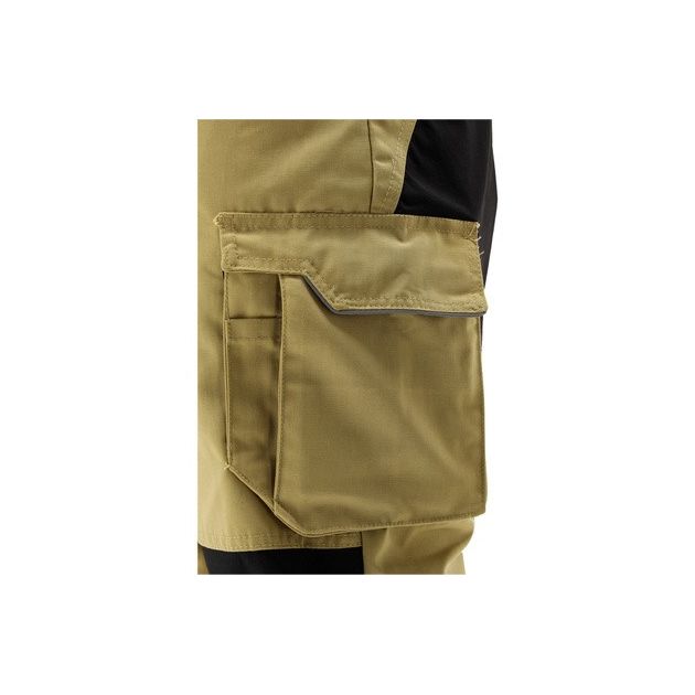 Штани робочі 4-WAY стреч SERWAL хакі-чорні 3XL, 11 кишень, фото , изображение 7 | SNABZHENIE.com.ua