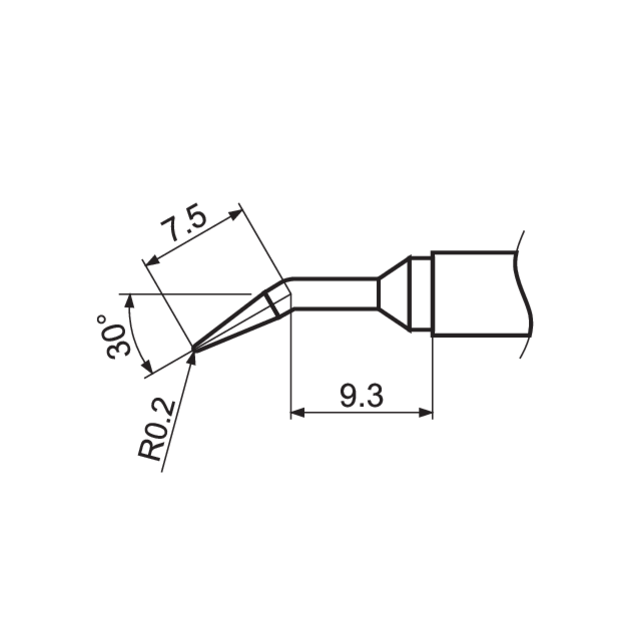 Наконечник для пайки с грелкой YATO, 155мм, тип T12-JL, 7,5+9,3х0,2мм, фото , изображение 5 | SNABZHENIE.com.ua