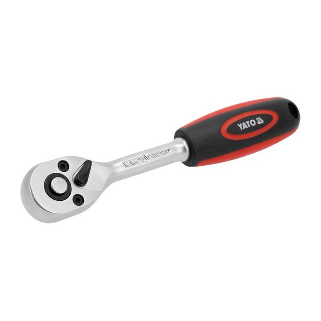 Тріщотка YATO 1/4, L=160 мм, 90Т [6/36] YT-03241, фото , изображение 3 | SNABZHENIE.com.ua