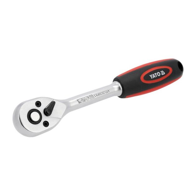 Тріщотка YATO 3/8 210 мм, 90 зубців, фото , изображение 2 | SNABZHENIE.com.ua