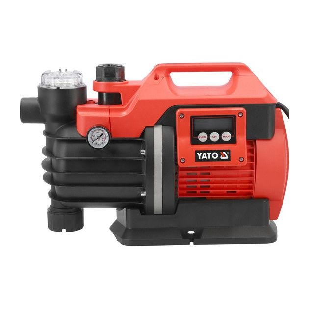 Насосная станция YATO: 1300 Вт, 5000 л/ч, глубина 8м, высота 53м, фото , изображение 3 | SNABZHENIE.com.ua