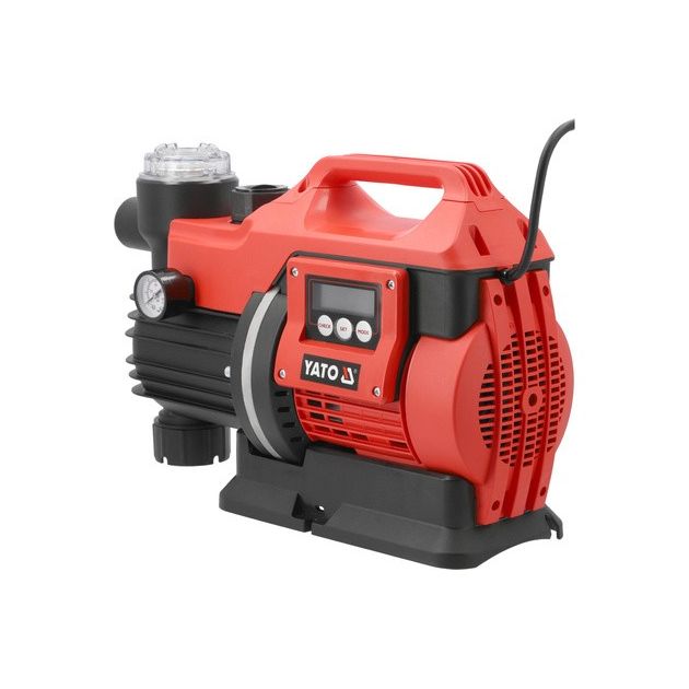 Насосная станция YATO, 850 Вт, 3600 л/ч, глубина 8м, высота 38м, фото , изображение 5 | SNABZHENIE.com.ua