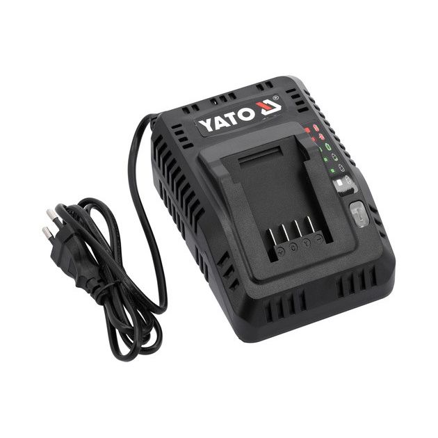Зарядное устройство YATO 18В 2А с охлаждением для Li-Ion аккумуляторов 230B, фото , изображение 2 | SNABZHENIE.com.ua