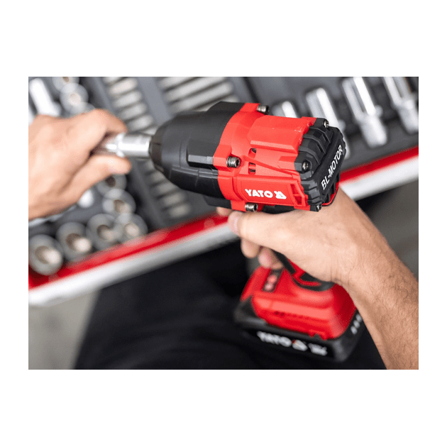 Гайковерт ударний акумуляторний YATO 18 В, 850 Нм (БЕЗ АКУМУЛЯТОРА), фото , изображение 8 | SNABZHENIE.com.ua