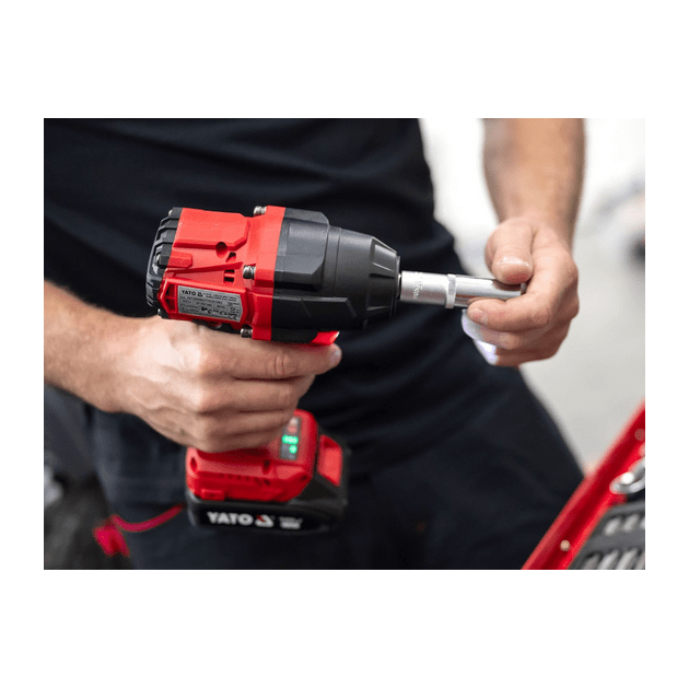 Гайковерт ударний акумуляторний YATO 18 В, 850 Нм (БЕЗ АКУМУЛЯТОРА), фото , изображение 9 | SNABZHENIE.com.ua