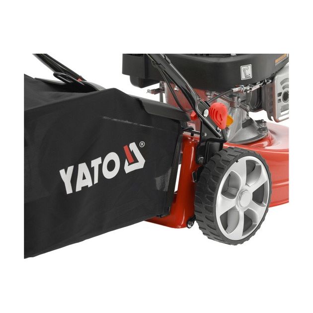 Газонокосарка бензинова YATO з приводом: 1,9 кВт, ширина різання: Ø= 41 см, травозбірник - 40 л, фото , зображення 9 | SNABZHENIE.com.ua Газонокосарка бензинова YATO з приводом: 1,9 кВт, ширина різання: Ø= 41 см, травозбірник - 40 л, фото , зображення 9 | SNABZHENIE.com.ua