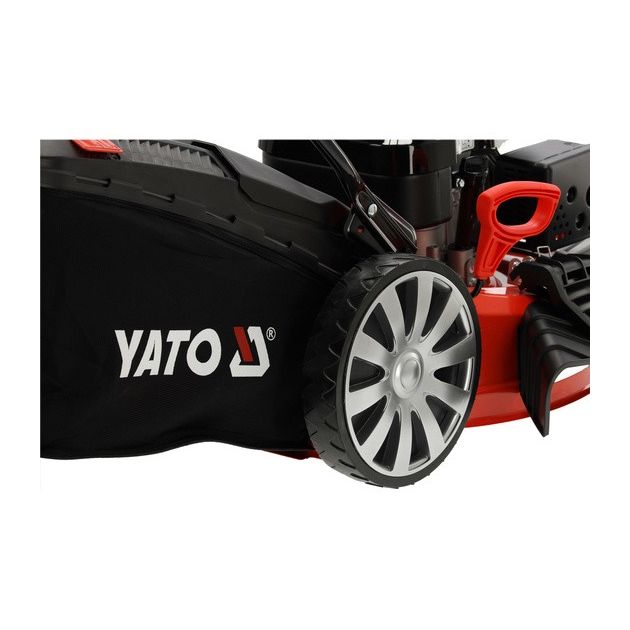 Газонокосарка бензинова YATO з приводом 3,5 кВт, ширина різання Ø= 51 см, травозбірник 62 л, фото , зображення 11 | SNABZHENIE.com.ua Газонокосарка бензинова YATO з приводом 3,5 кВт, ширина різання Ø= 51 см, травозбірник 62 л, фото , зображення 11 | SNABZHENIE.com.ua