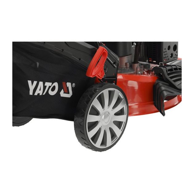 Газонокосарка бензинова YATO з приводом 3,5 кВт, ширина різання Ø= 53 см, травозбірник 62 л, фото , зображення 11 | SNABZHENIE.com.ua Газонокосарка бензинова YATO з приводом 3,5 кВт, ширина різання Ø= 53 см, травозбірник 62 л, фото , зображення 11 | SNABZHENIE.com.ua