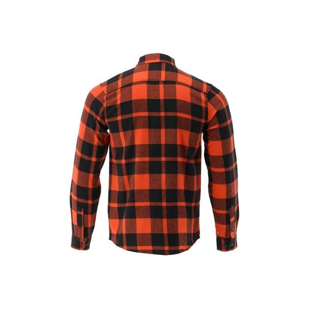 Фланелевая сорочка красно-черная, YATO, р. 3XL/84см х 65см, 100% хлопок, фото , изображение 2 | SNABZHENIE.com.ua