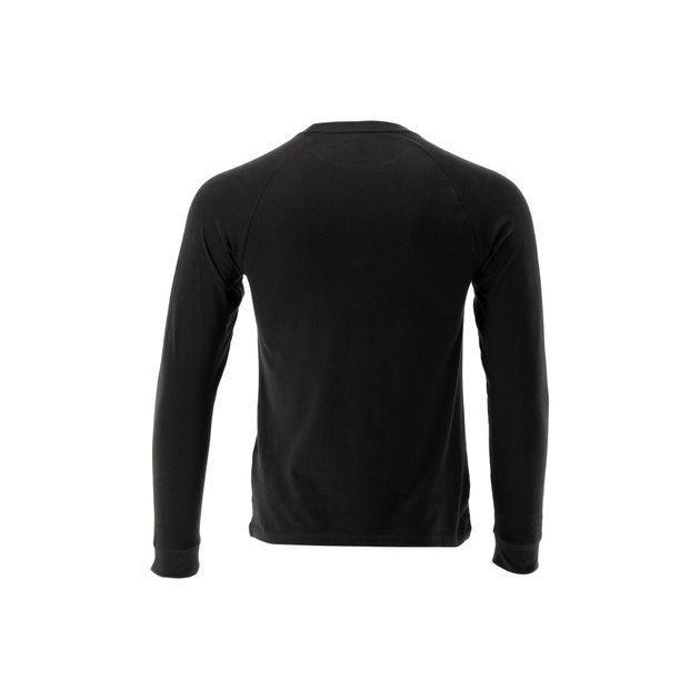 Футболка черная, длинный рукав YATO, 2XL, 100% хлопок, 78 см х 61 см, фото , изображение 2 | SNABZHENIE.com.ua