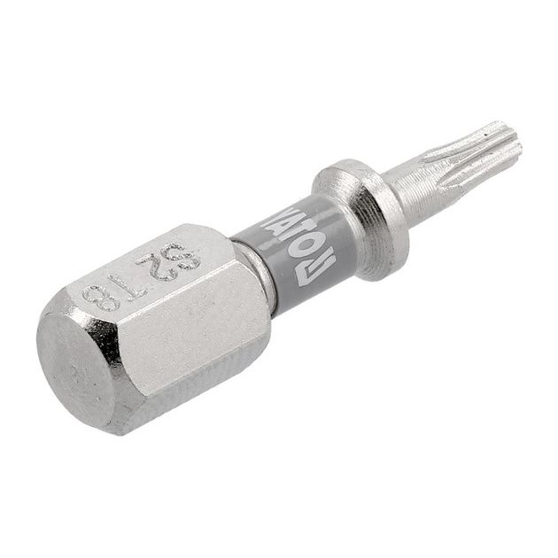 Насадка торцева YATO TORX T8 х 25мм, 6-гран, 2шт, нікель, YT-78010, фото , зображення 3 | SNABZHENIE.com.ua