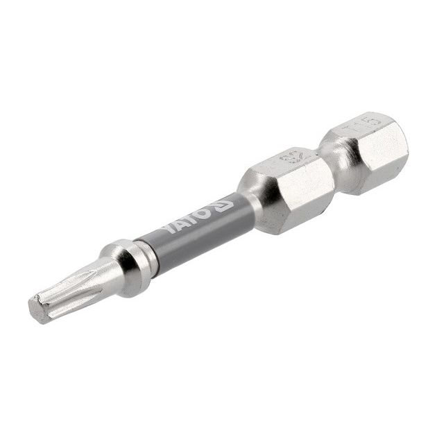 Насадка торцева YATO TORX T15, 50 мм, 2 шт, нікельована, фото , зображення 2 | SNABZHENIE.com.ua