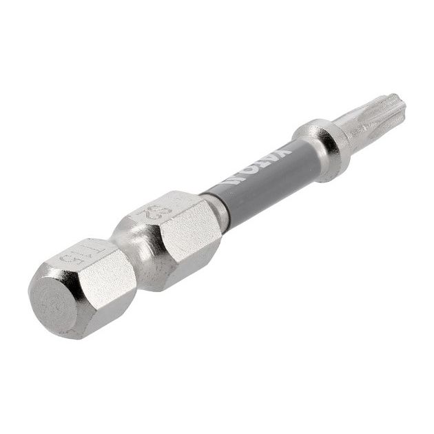 Насадка торцева YATO TORX T15, 50 мм, 2 шт, нікельована, фото , зображення 3 | SNABZHENIE.com.ua