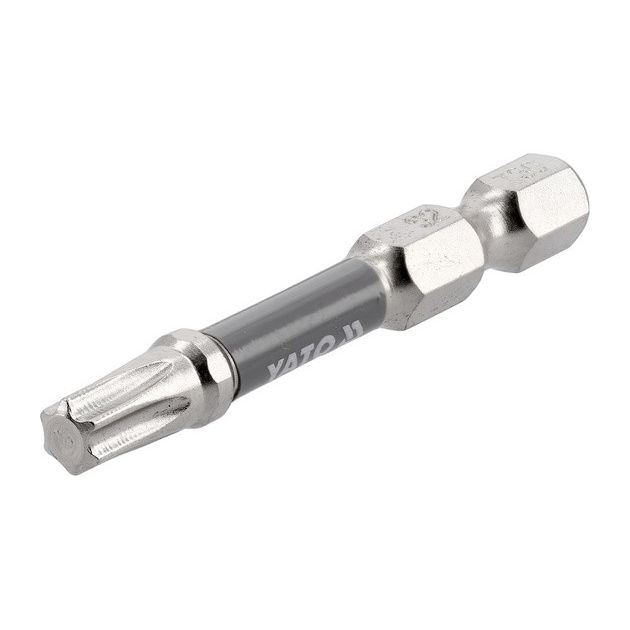 Насадка YATO TORX T30 х 50 мм, 1/4", 6-гранна, нікель, 2 шт., фото , зображення 2 | SNABZHENIE.com.ua
