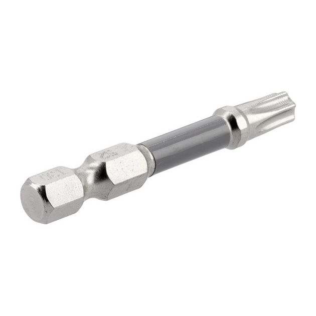 Насадка YATO TORX T30 х 50 мм, 1/4", 6-гранна, нікель, 2 шт., фото , зображення 3 | SNABZHENIE.com.ua